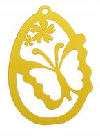 7. Zawieszka ażurowa jajko wiosna MOTYL
