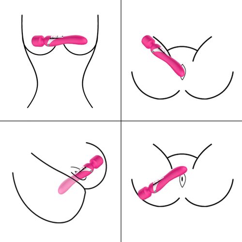 Stymulator - B - Series - Silicone Dual Massager Pulsator USB 7+7 na Arena.pl