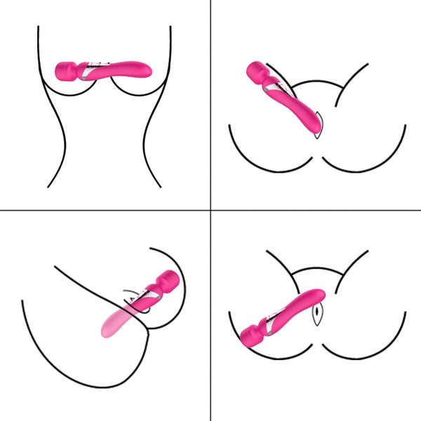 Stymulator - B - Series - Silicone Dual Massager Pulsator Usb 7+7 Function zdjęcie 11