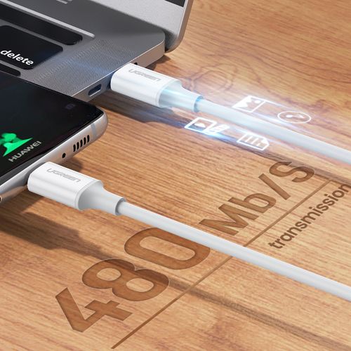 kabel przewód usb-c - usb-c pd qc afc 2m - biały na Arena.pl