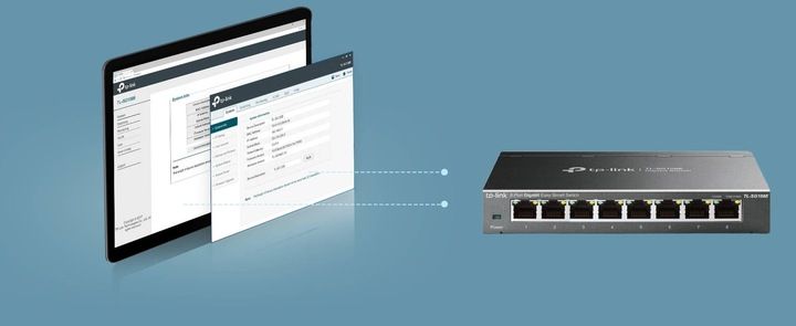 TP-LINK TL-SG108E SWITCH 8 PORTÓW GIGABIT 1000MB/s zdjęcie 7