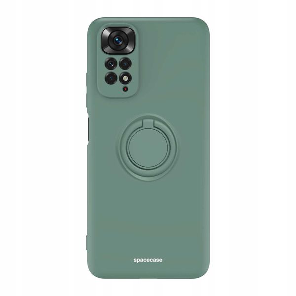 Spacecase Silicone Ring Redmi Note 11/11S Dark Green zdjęcie 7