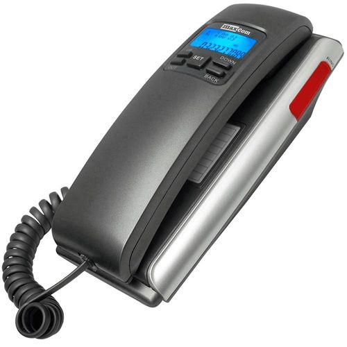 Telefon przewodowy Maxcom Szary KXT400 na Arena.pl