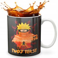KUBEK 330ml GRAFIKA PREZENT ŚWIĘTA WZÓR - NARU TO ANIME + IMIĘ