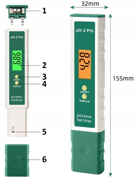 Miernik pH metr tester bufory wody autokalibracja zdjęcie 5