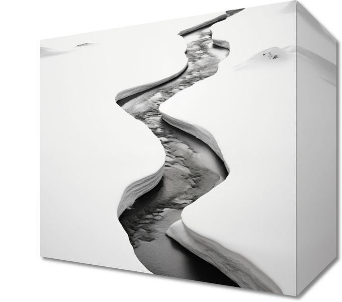 Obraz 20x20cm Szczeliny Mrozu zdjęcie 1