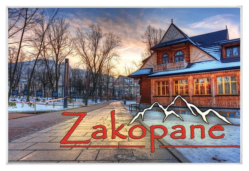 Zakopane - magnes szklany zdjęcie 1