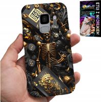 ETUI DO SAMSUNG GALAXY S9 - KRÓL POKER KOŚCI AS WZORY DLA MEN +FOLIA