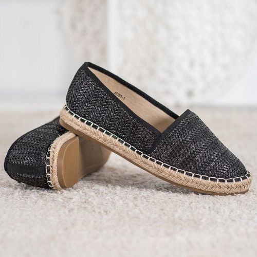 Plecione Czarne Espadryle r.40 na Arena.pl