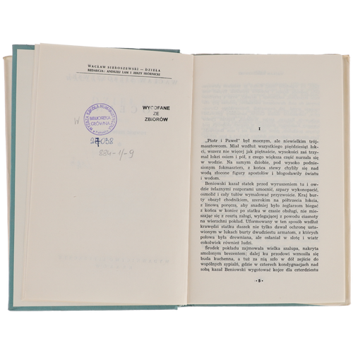 Wacław Sieroszewski Ocean Części I i II 1963 na Arena.pl