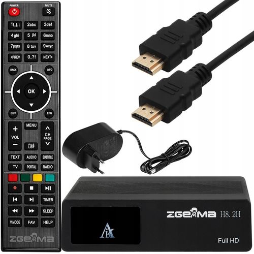 Tuner satelitarny ZGEMMA H8.2H + DVB-T2 HEVC, ENIGMA2, IPTV, OSCAM na Arena.pl