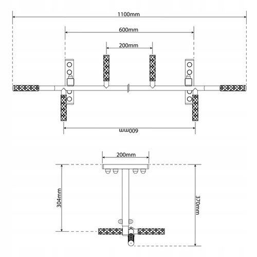 DRĄŻEK DO ĆWICZEŃ PODCIĄGANIA SUFITOWY K-SPORT na Arena.pl