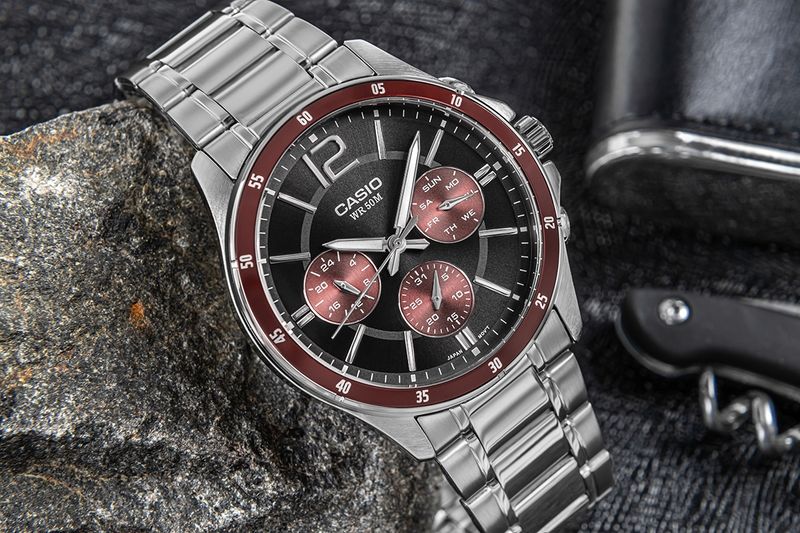 zegarek męski casio mtp-1374d-5 + box zdjęcie 5