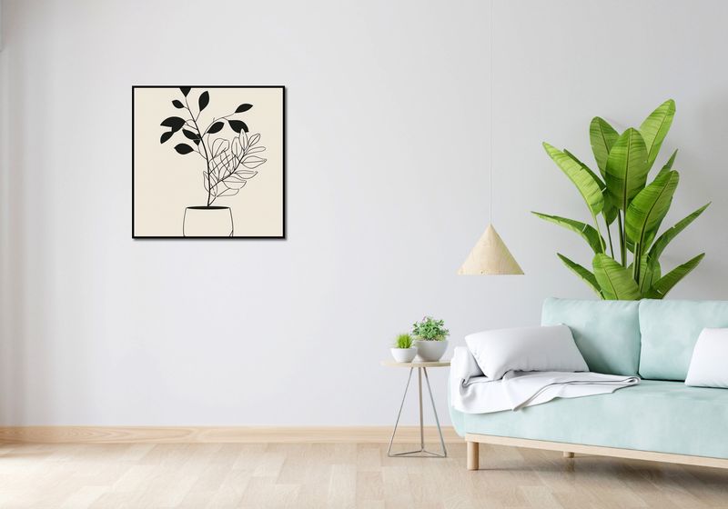 Plakat 70x70cm Prostota Doniczki zdjęcie 4