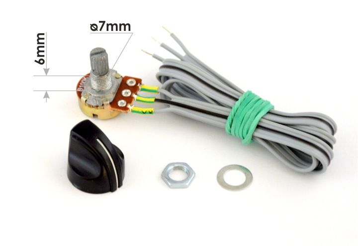 Regulator obrotów silnika DC dwukierunkowy 12V 24V zdjęcie 8