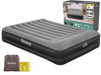 Materac dmuchany Air Bed Komfort 203x152x46 cm z kompresorem Bestway 67403