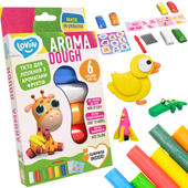 Plastelina Ciastolina Masa Plastyczna Neon Zestaw Do Modelowania 6 Lovin