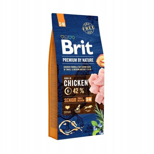 BRIT Premium By Nature Senior S+M 15kg na Arena.pl