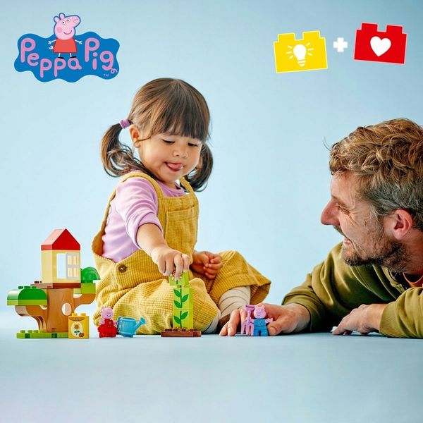 LEGO DUPLO ŚWINKA PEPPA Dom na drzewie 10431 +Torba - Duże klocki od 2 lat zdjęcie 11