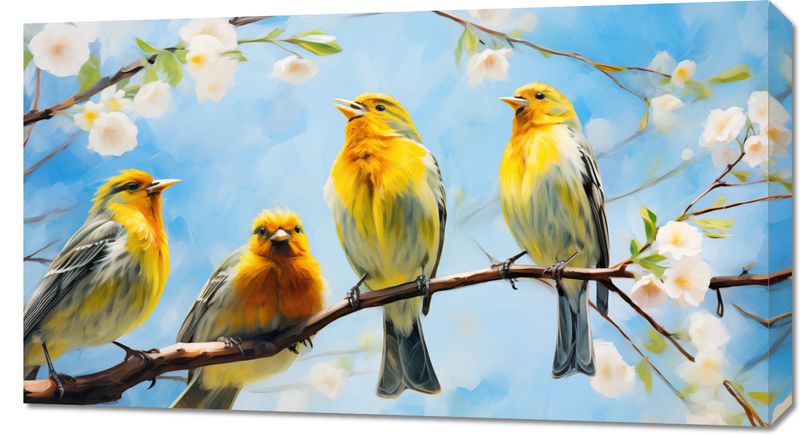 Obraz 90x50cm Wiosenne Pogwizdy zdjęcie 1
