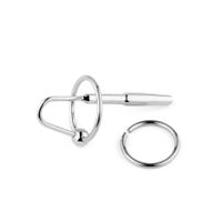 metalowy plug do cewki ze stali nierdzewnej z pierścieniem 8 cm