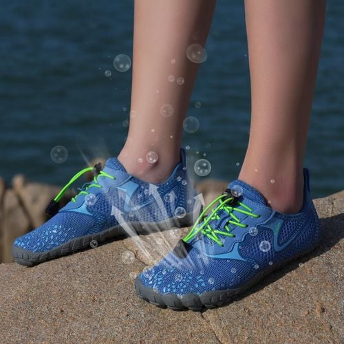 Buty Dziecięce Barefoot Oddychające Turystyczne Rozmiar 30 Niebieskie na Arena.pl