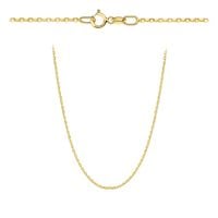 złoty delikatny łańcuszek z regulacja długości 50cm