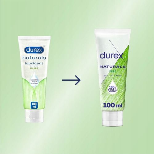 Żel Intymny DUREX NATURALS PURE Nawilżający 100 ml Lubrykant na Bazie Wody na Arena.pl