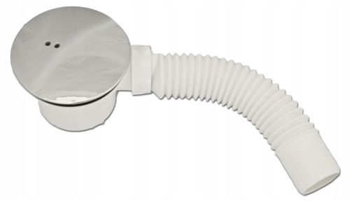 Korek wannowy CHROM zatyczka do wanny syfonu wannowego automatycznego SANIT na Arena.pl