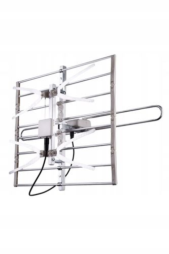 Antena TV DVB-T2 UHF VHF MUX8 ze wzmacniaczem siatkowa RET COMBO RF na Arena.pl