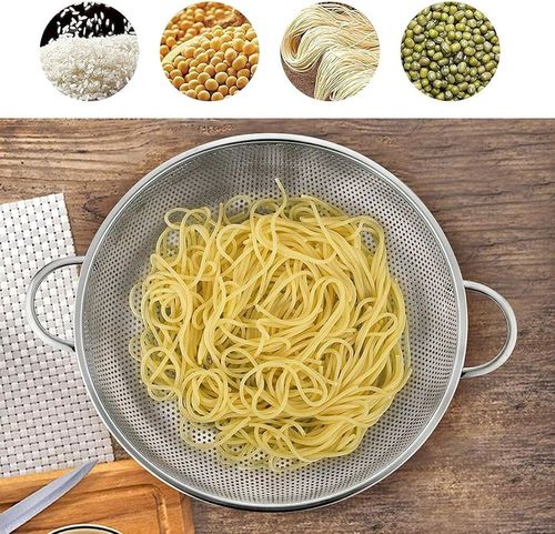 CEDZAK METALOWY DURSZLAK SITKO KUCHENNE NA MAKARON WARZYWA SUSZARKA na Arena.pl