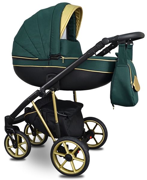 WÓZEK DZIECIĘCY FABERO GOLD 2W1 + ADAPTERY MAXI COSI CYBEX Aton I-Size zdjęcie 1