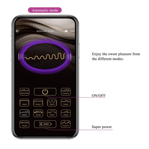 Franz, 10 Vibration Functions Mobile App Remote Control na Arena.pl