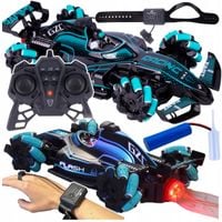Samochód AUTO RC Zdalnie Sterowany 2 Piloty Gestem Ręki 4x4 Drift CAR + Dym