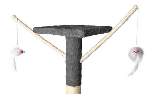 Drzewko dla kota 138cm szare na Arena.pl