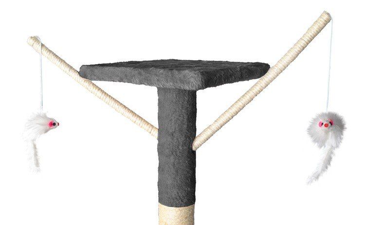 Drzewko dla kota 138cm szare zdjęcie 11