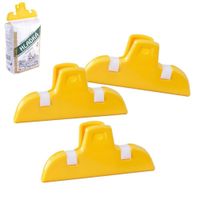 3x Klipsy Kuchenne Spinacze do Przypraw Torebek z Przyprawami Plastikowe