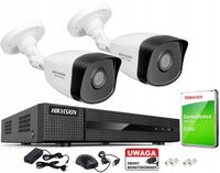 Monitoring IP FullHD Zestaw Hikvision 4 Kamery PoE 1TB