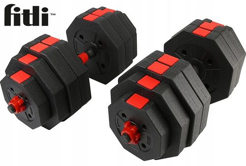 Hantle 2x20kg Bitumiczne Regulowane ZESTAW 40kg na Arena.pl