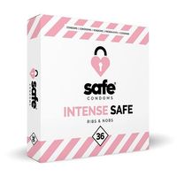 Safe - Condoms Intense Safe Ribs & Nobs (36 Pcs)