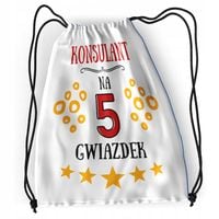 Plecak Sportowy Szkolny Dla Konsultanta Worek Z Nadrukiem Ze Zdjęciem