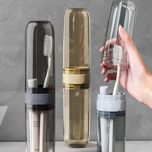 Etui pojemnik na szczoteczkę pastę do zębów turystyczny podróżny futerał na Arena.pl