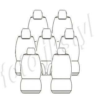 Pokrowce MIAROWE do Citroen C4 Picasso 7os 06-13r. P4 na Arena.pl