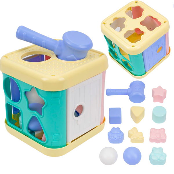 Multi Kostka Mądry Maluch Sorter Z Klockami Technok  9505 zdjęcie 1