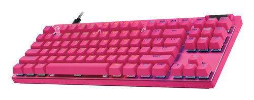 Klawiatura LOGITECH Pro X TKL Rapid Różowy na Arena.pl