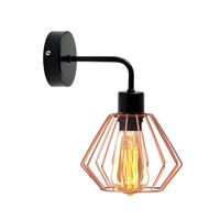 Lampka ścienna z metalowymi elementami FEZ LOFT