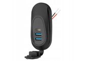 ŁADOWARKA DO ZABUDOWY ELIPSE 12-24V DUAL USB-A QC 3.0 4,2A+TYPE-C PD