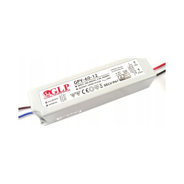 ZASILACZ IMPULSOWY 12V/5A/GPV zdjęcie 1