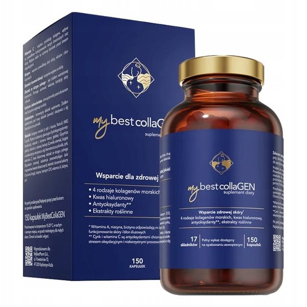 MyBestPharm MyBestCollaGEN Kolagen typu I 150 kapsułek zdjęcie 1