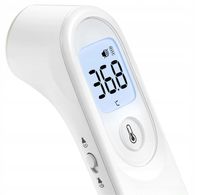 TERMOMETR MEDYCZNY BEZ DOTYKU Z BATERIAMI DO POMIARU TEMPERATURY CIAŁA